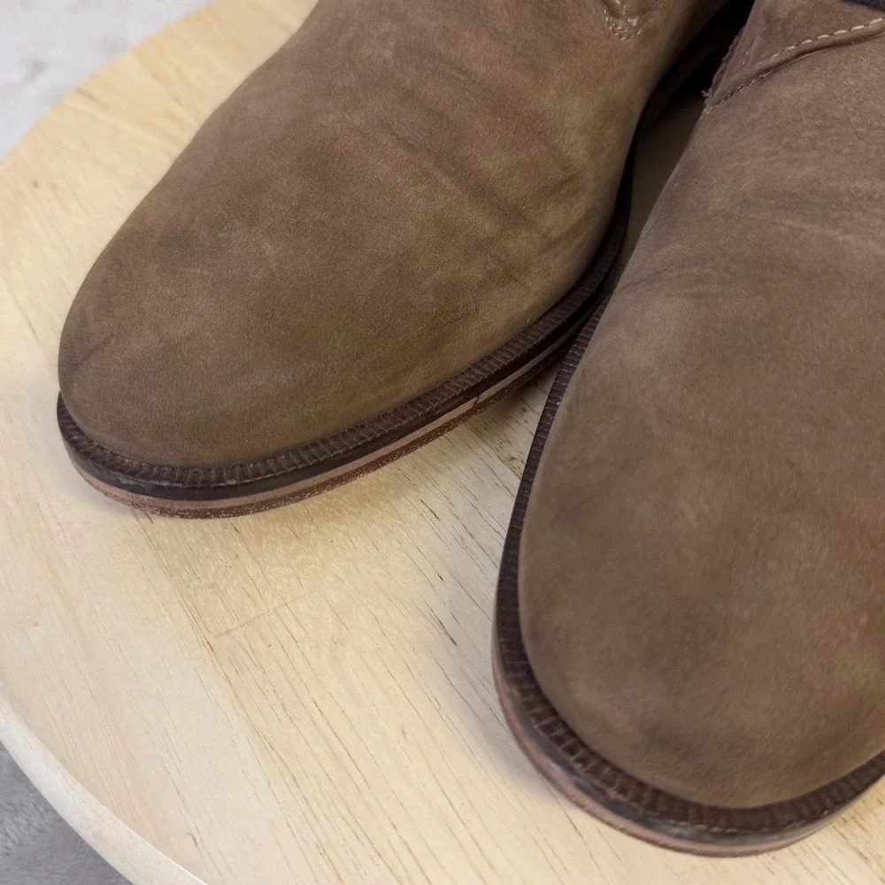 Cole Haan Harrison Grand Derby Brown Suede Dress Shoes Mens 10.5 M C12421